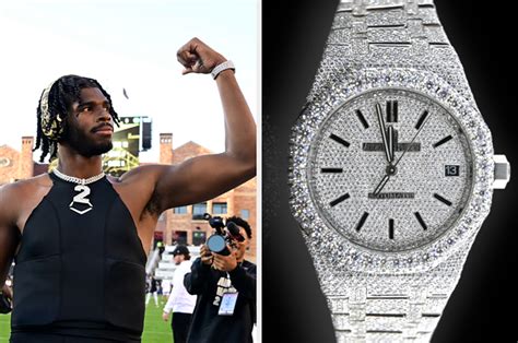 Shedeur Sanders Audemars Piguet Royal Oak Watch 